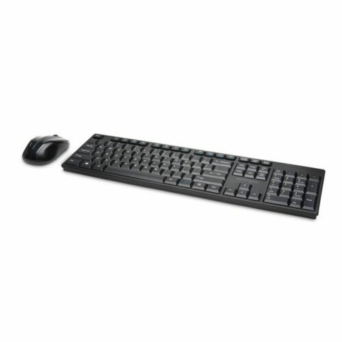 Kлаиатура с безжична мишка Kensington K75230ES Черен испански Испанска Qwerty QWERTY