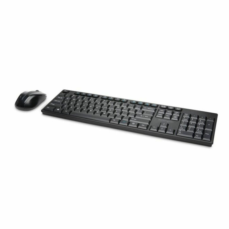 Kлаиатура с безжична мишка Kensington K75230ES Черен испански Испанска Qwerty QWERTY Намаления и отстъпки ЧеренПетък 3