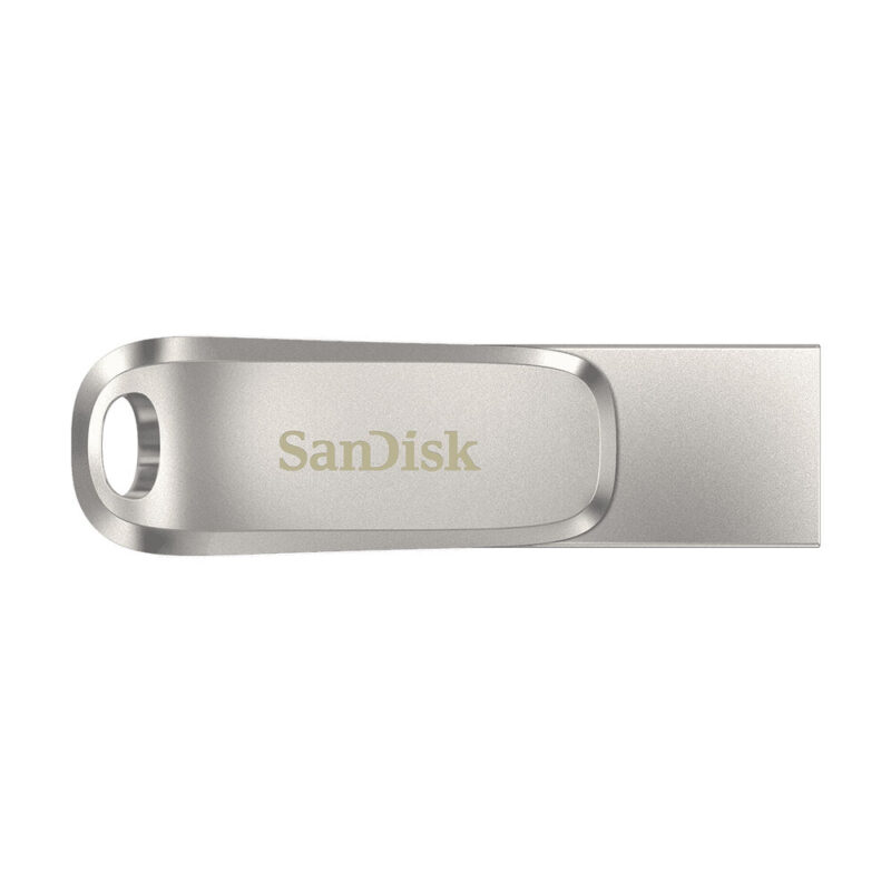 Mикро SD карта памет с адаптер SanDisk SDDDC4-128G-G46 128GB Ключодържател Сребрист Стомана 128 GB Намаления и отстъпки ЧеренПетък 3