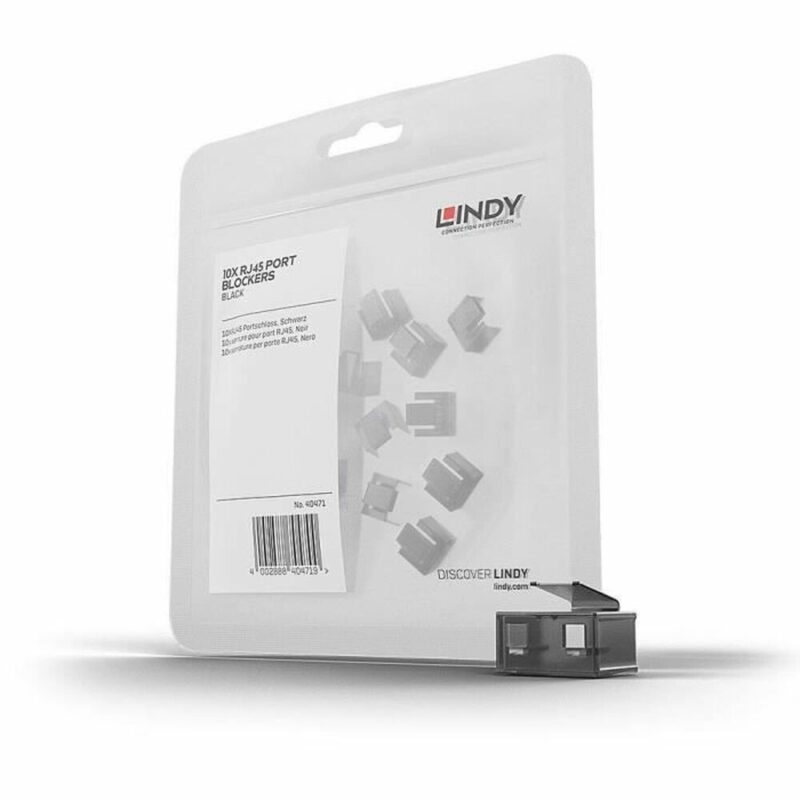 RJ45 конектор LINDY 40471 Черен Намаления и отстъпки ЧеренПетък 3