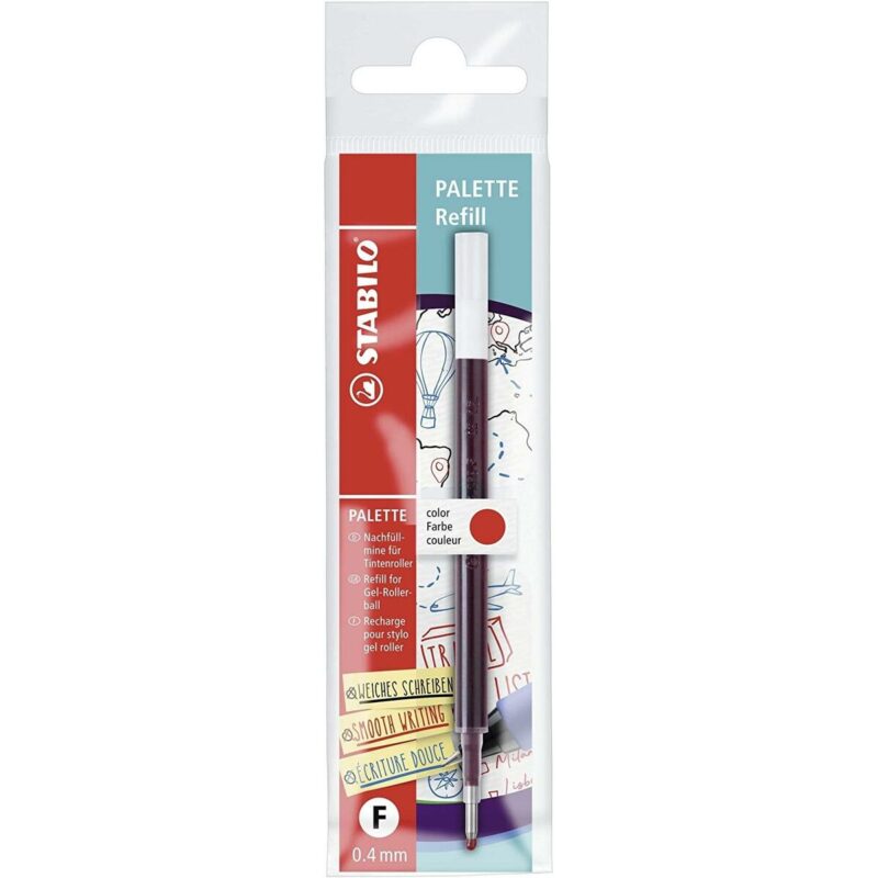 Refill for pens Stabilo Palette Fine Червен 0,4 mm (10 броя) Намаления и отстъпки ЧеренПетък