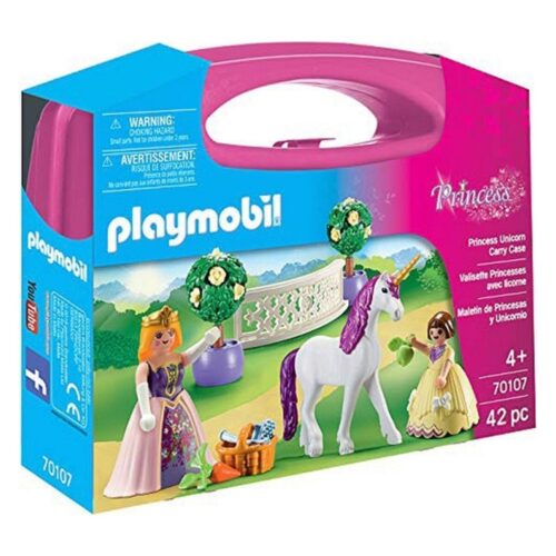 Playset Princess Unicron Carry Case Playmobil 70107 (42 pcs) Многоцветен Намаления и отстъпки ЧеренПетък