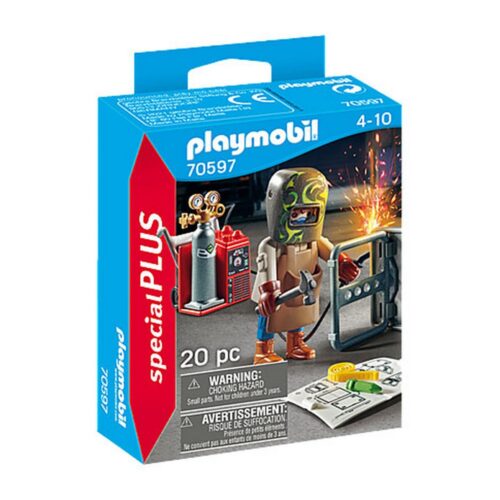 Playset Playmobil Special Plus Welder with equipment 70597 Намаления и отстъпки ЧеренПетък