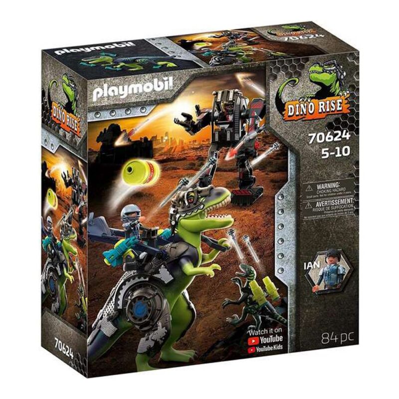 Playset Dino Rise T-Rex Playmobil 70624 (84 pcs) Намаления и отстъпки ЧеренПетък