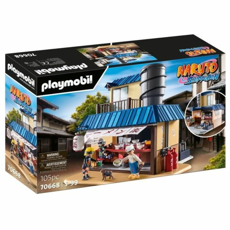 Playset Playmobil Naruto Shippuden: Ichiraku Ramen Shop 70668 105 Части Намаления и отстъпки ЧеренПетък