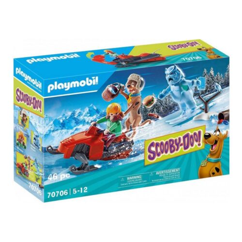 Playset Scooby Doo Adventure with Snow Ghost Playmobil 70706 (46 pcs) Намаления и отстъпки ЧеренПетък