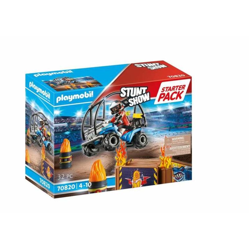 Playset Playmobil Stunt Show Quad / ATV 70820 (32 pcs) Намаления и отстъпки ЧеренПетък