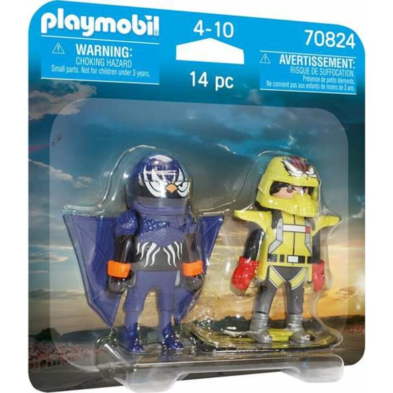 Playset Playmobil Duo Pack Air Stunt Show 70824 (14 pcs) Намаления и отстъпки ЧеренПетък