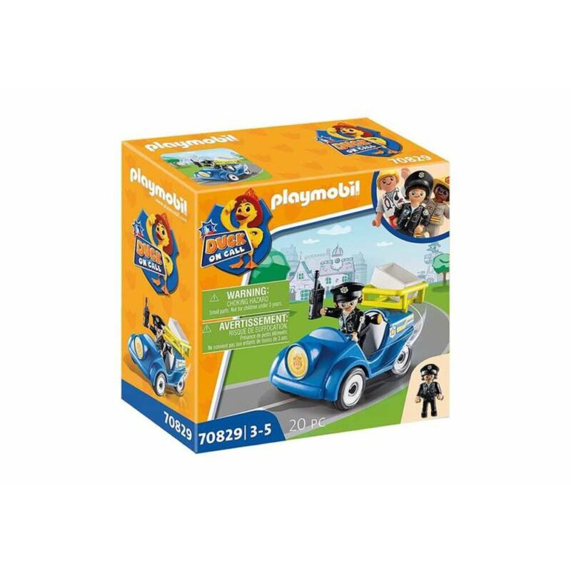 Playset Playmobil Duck on Call 70829 Mini Полицейска Кола (20 pcs) Намаления и отстъпки ЧеренПетък