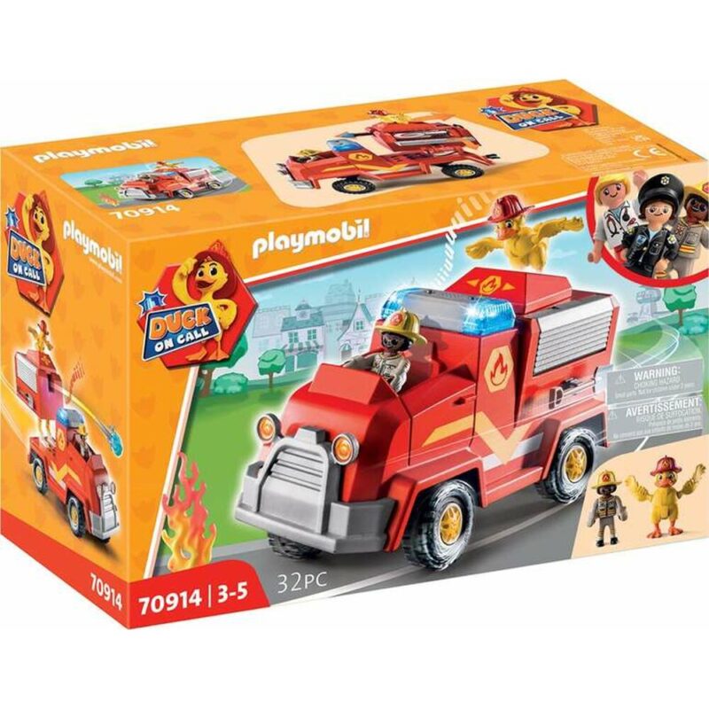 Playset Playmobil Duck on Call Fire Department Emergency Vehicle Намаления и отстъпки ЧеренПетък