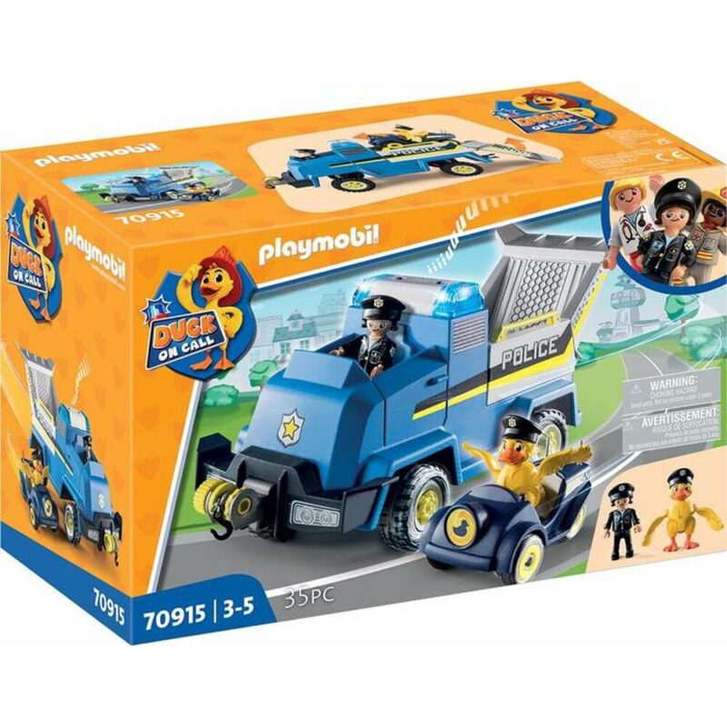 Playset Playmobil Duck on Call Police Emergency Vehicle Намаления и отстъпки ЧеренПетък