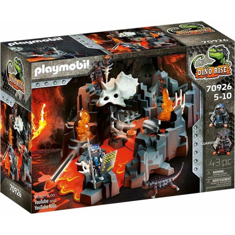 Playset Playmobil Dino Rise Lava Fountain Guardian 70926 Намаления и отстъпки ЧеренПетък