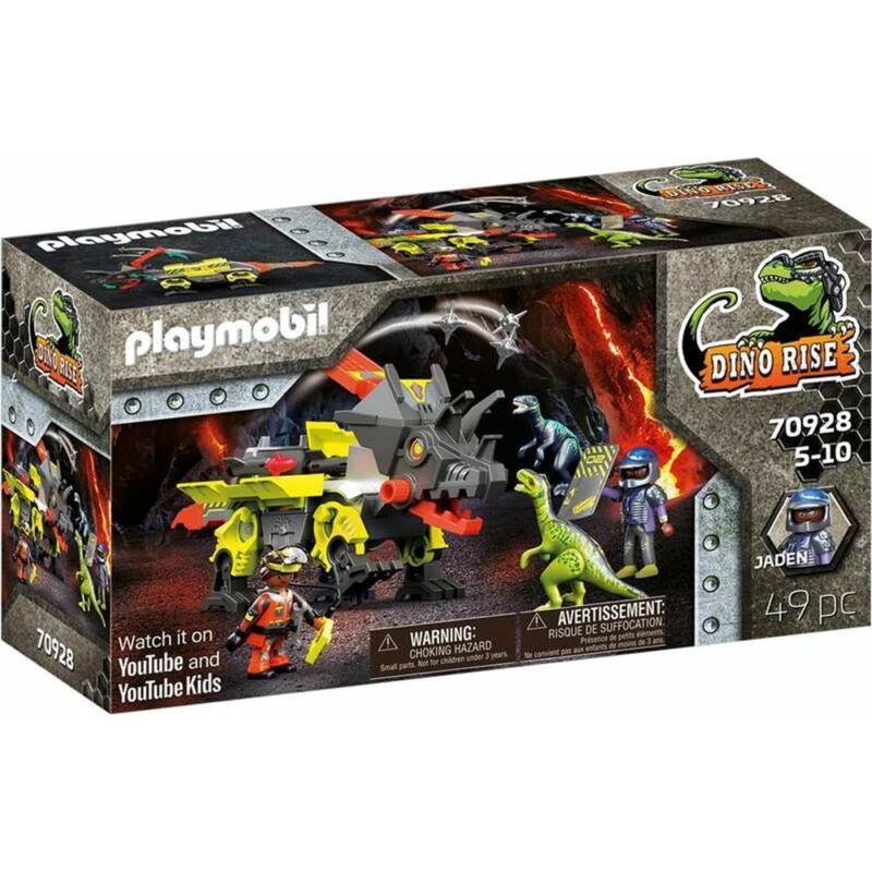 Playset Playmobil Dino Rise Robo-Dino Combat Machine 70928 Намаления и отстъпки ЧеренПетък