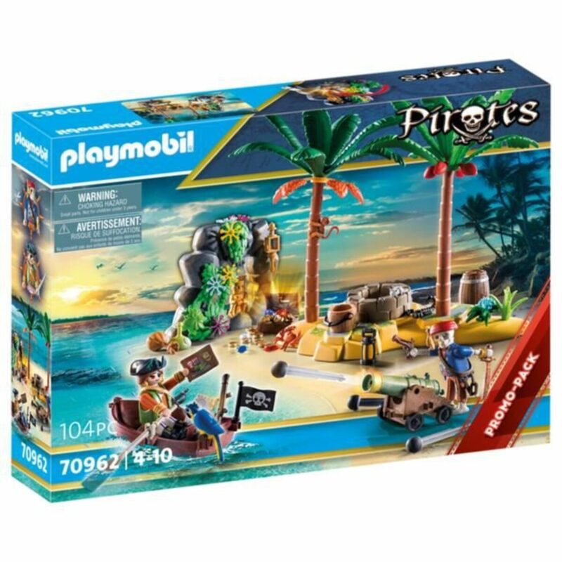 Playset   Playmobil Pirates island – Treasure Island Adventure 70962         104 Части Намаления и отстъпки ЧеренПетък
