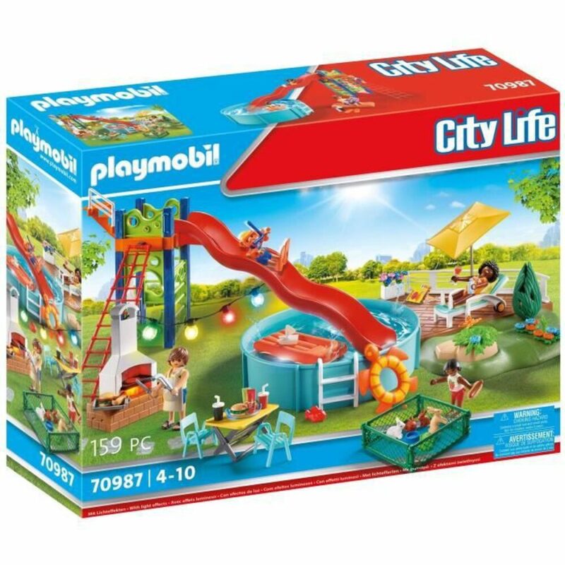 Playset Playmobil 70987 Барбекю Басейн Намаления и отстъпки ЧеренПетък