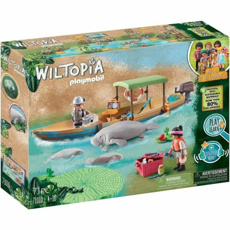 Playset Playmobil 71010 Wiltopia Barco Намаления и отстъпки ЧеренПетък