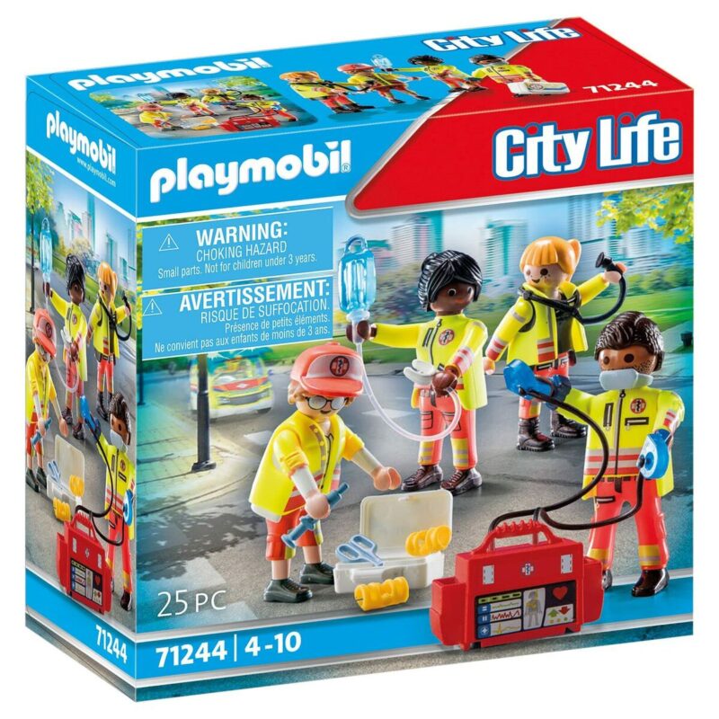 Playset Playmobil 71244 City Life Rescue Team 25 Части Намаления и отстъпки ЧеренПетък