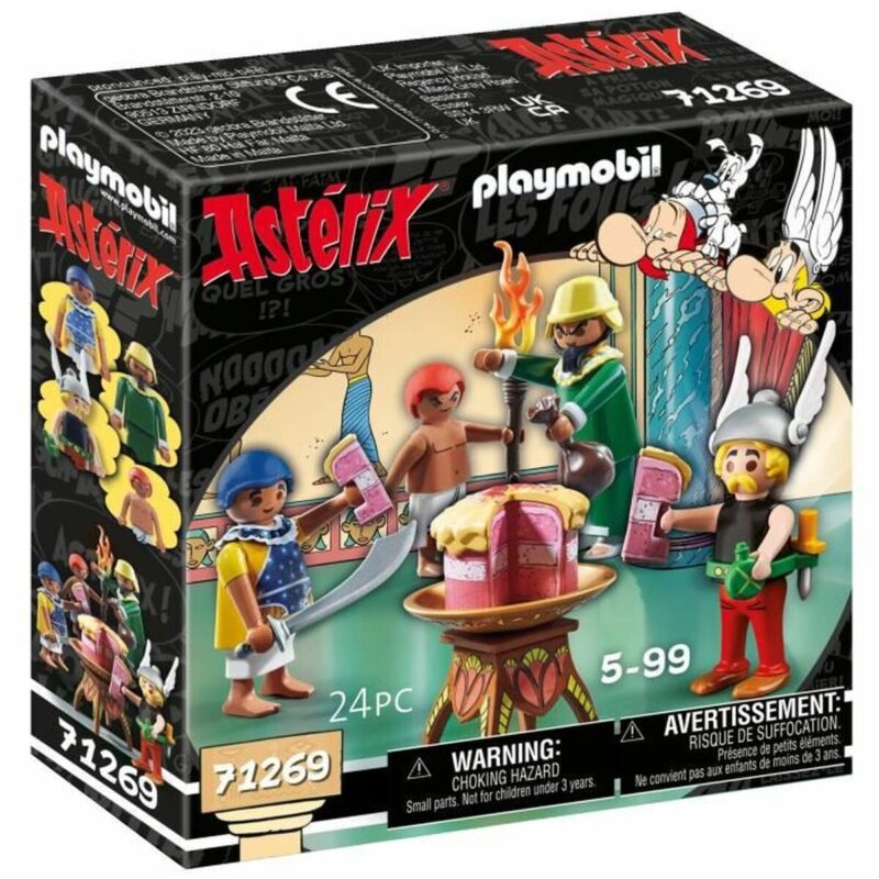 Playset Playmobil Asterix: Amonbofis and the poisoned cake 71268 24 Части Намаления и отстъпки ЧеренПетък