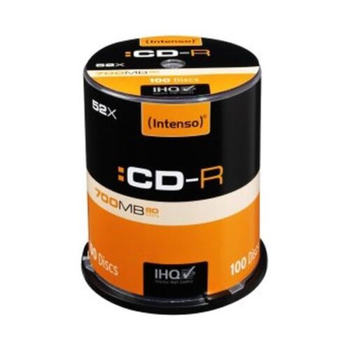 CD-R INTENSO 1001126 52x 700 MB (100 uds) Намаления и отстъпки ЧеренПетък