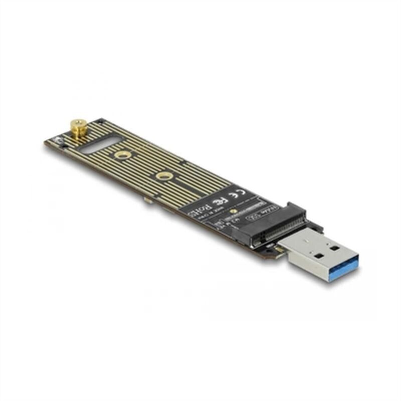 Aдаптер за твърд диск DELOCK 64069 Зелен USB USB 3.1 PCIe M.2 Намаления и отстъпки ЧеренПетък 3