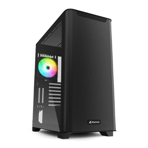 ATX полу-висока кутия Sharkoon M30 RGB ATX E-ATX Намаления и отстъпки ЧеренПетък