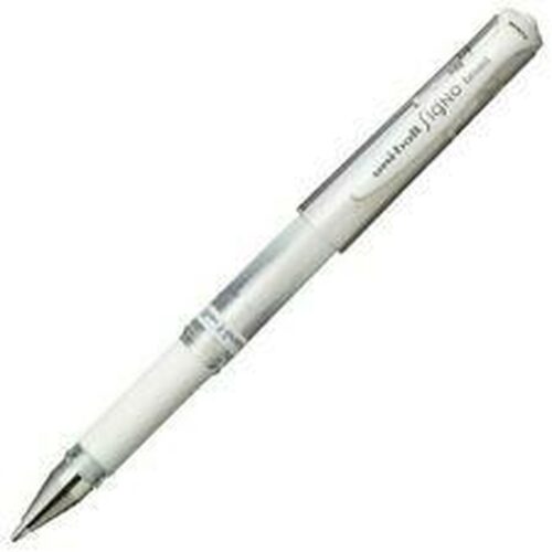 Liquid ink ballpoint pen Uni-Ball Signo Broad UM-153 W Бял 12 броя