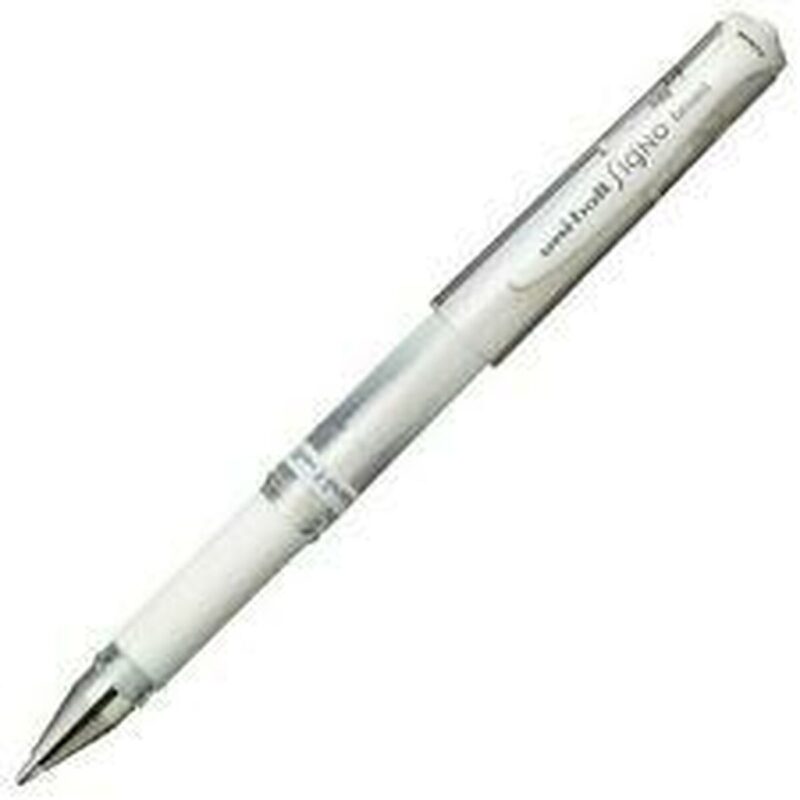 Liquid ink ballpoint pen Uni-Ball Signo Broad UM-153 W Бял 12 броя Намаления и отстъпки ЧеренПетък
