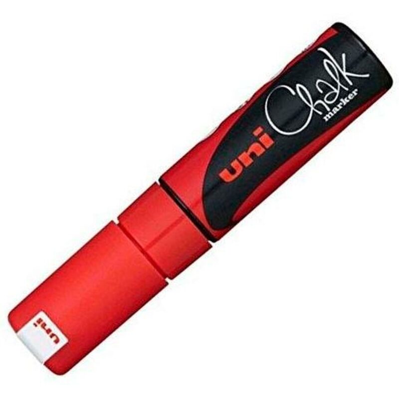 Liquid chalk markers Uni-Ball PWE-8K, Червено мастило, 6 броя Намаления и отстъпки ЧеренПетък