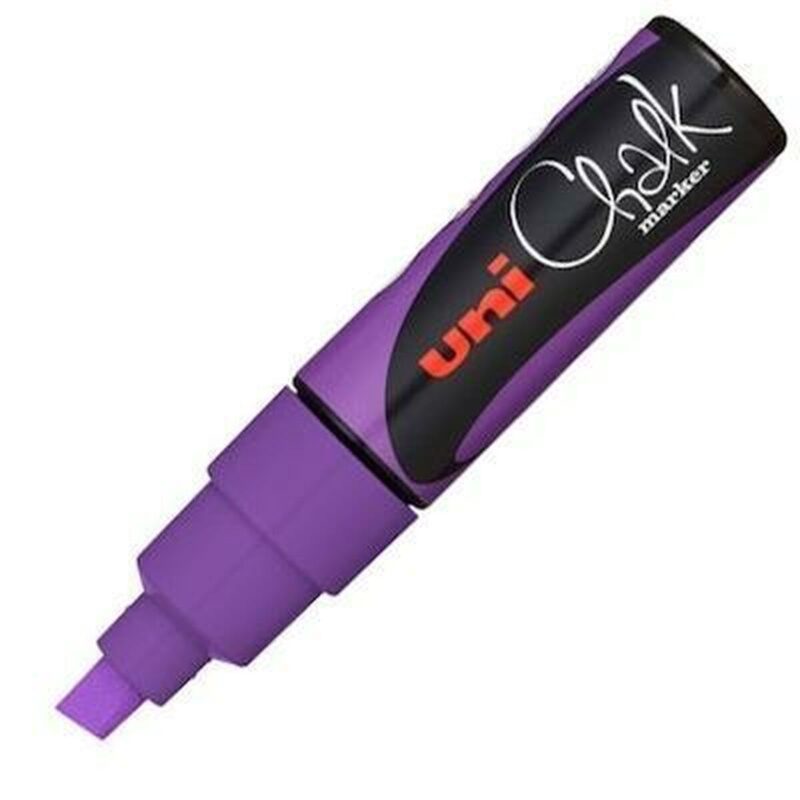 Liquid chalk markers Uni-Ball PWE-8K, Виолетов Намаления и отстъпки ЧеренПетък