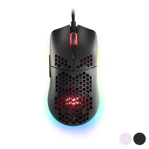 LED мишка за игра Mars Gaming MMAX RGB - Черен