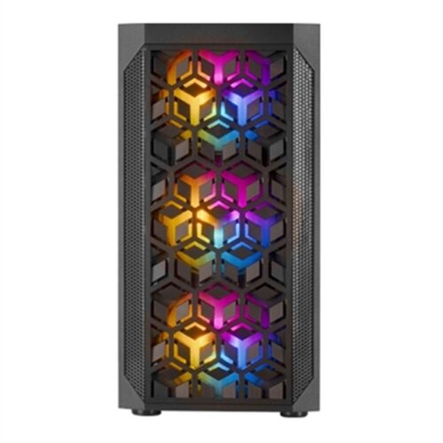 ATX полу-висока кутия Mars Gaming MCMESH Caja PC Gaming Micro ATX 3x Ventilador FRGB Negro Намаления и отстъпки ЧеренПетък