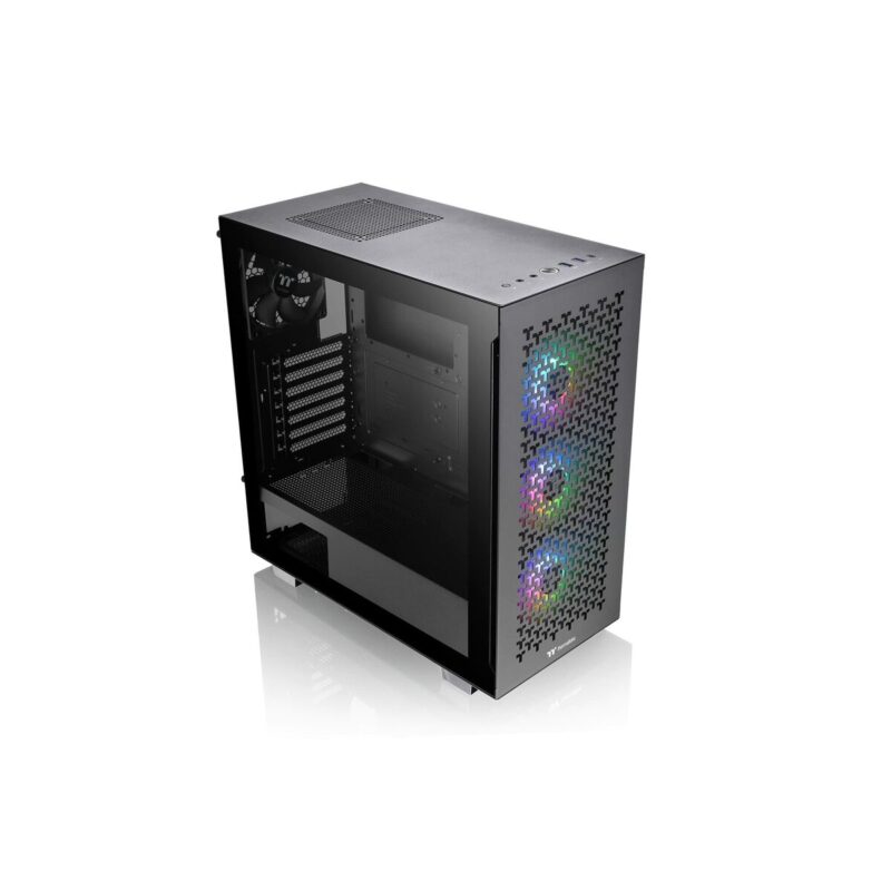 ATX полу-висока кутия THERMALTAKE CA-1S3-00M1WN-03 ATX ARGB Черен Намаления и отстъпки ЧеренПетък 3