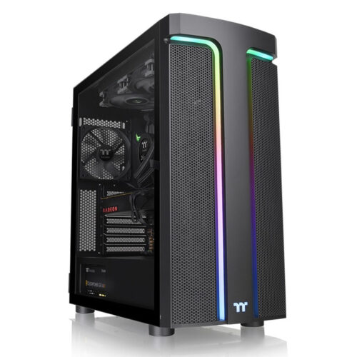 ATX полу-висока кутия THERMALTAKE H590 TG ARGB Черен ARGB Намаления и отстъпки ЧеренПетък