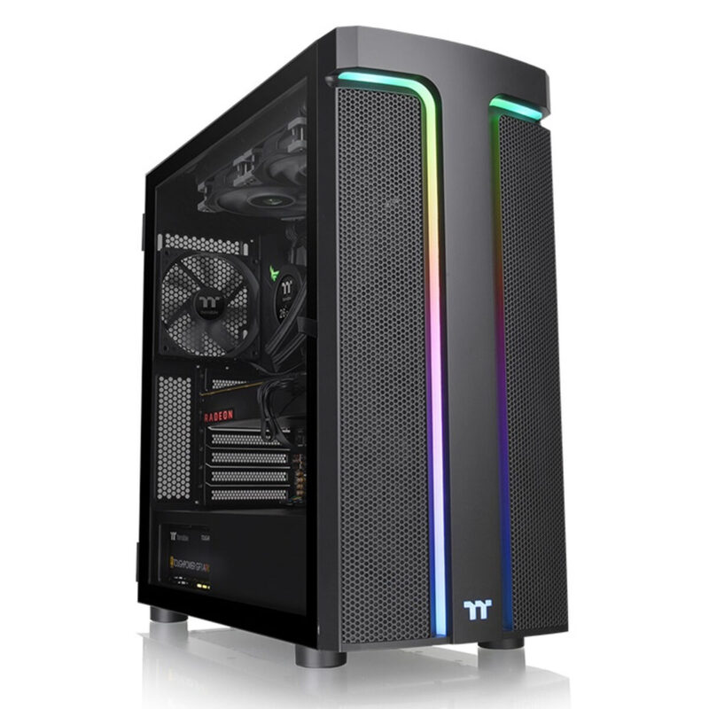 ATX полу-висока кутия THERMALTAKE H590 TG ARGB Черен ARGB Намаления и отстъпки ЧеренПетък 3