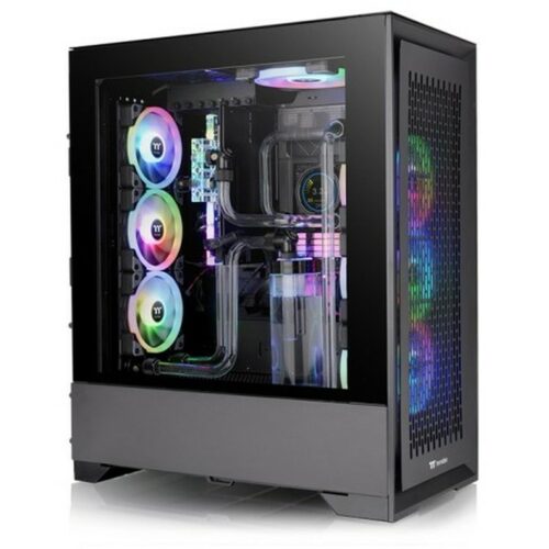 ATX полу-висока кутия THERMALTAKE CTE T500 Air Черен Намаления и отстъпки ЧеренПетък