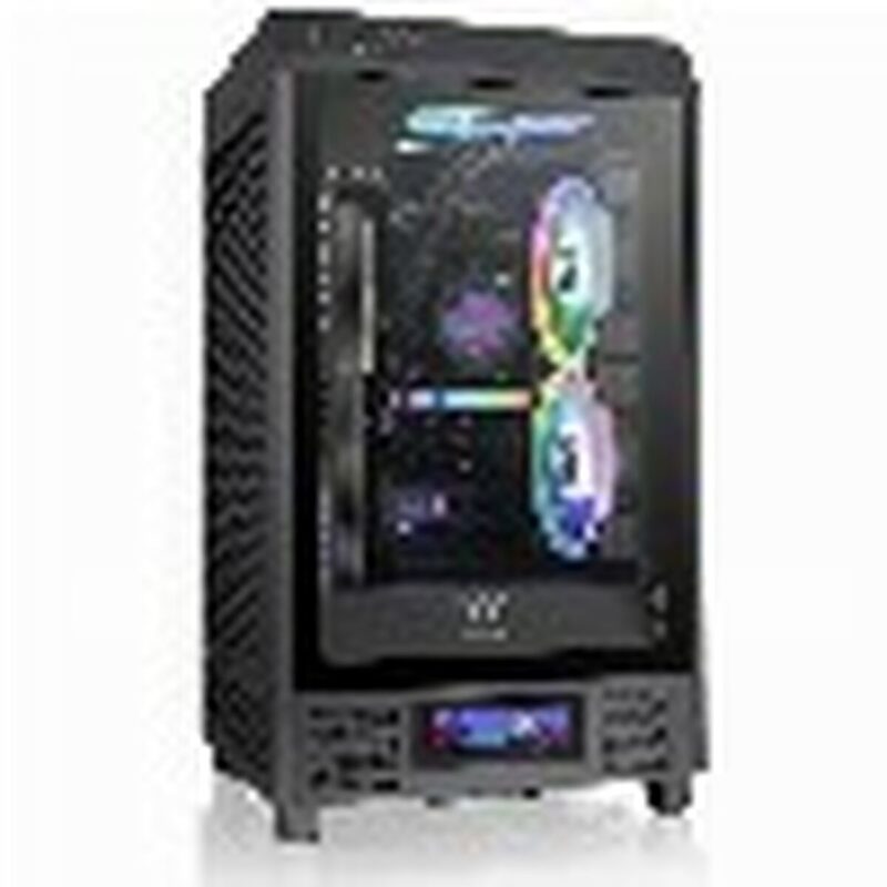ATX полу-висока кутия THERMALTAKE The Tower 200 Черен Намаления и отстъпки ЧеренПетък 3