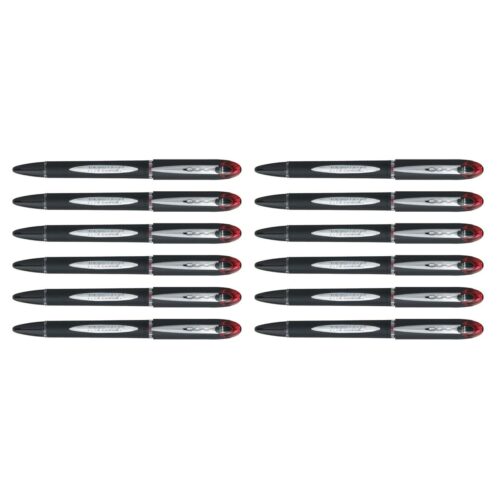 Liquid ink ballpoint pen Uni-Ball Rollerball Jestsream SX-210 Червен 12 броя