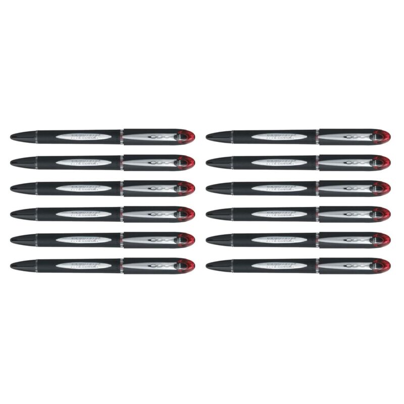 Liquid ink ballpoint pen Uni-Ball Rollerball Jestsream SX-210 Червен 12 броя Намаления и отстъпки ЧеренПетък