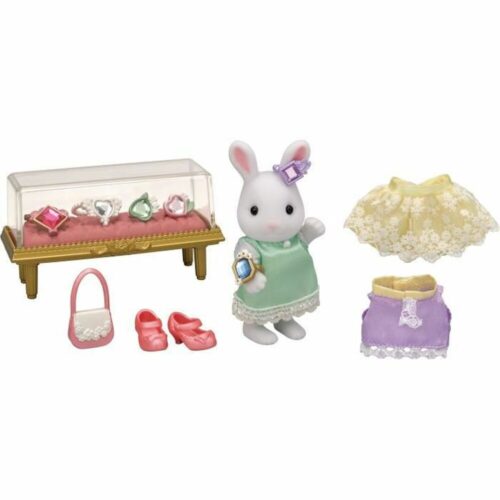 Playset Sylvanian Families The Snow Bunny Fashion Suitcase and Big Sister Намаления и отстъпки ЧеренПетък