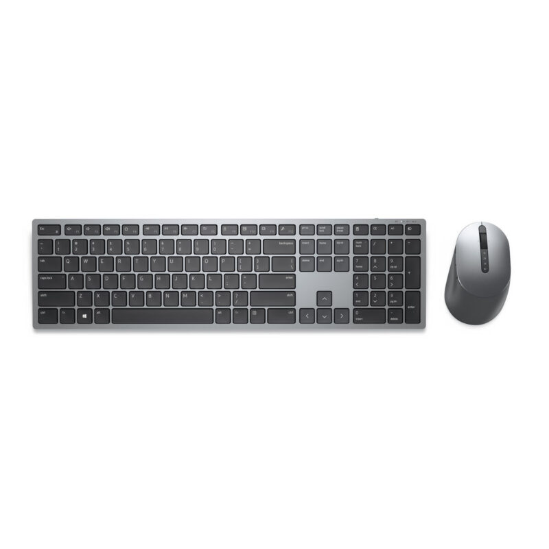 Kлаиатура с безжична мишка Dell KM7321WGY Сив Испанска Qwerty QWERTY Намаления и отстъпки ЧеренПетък 3