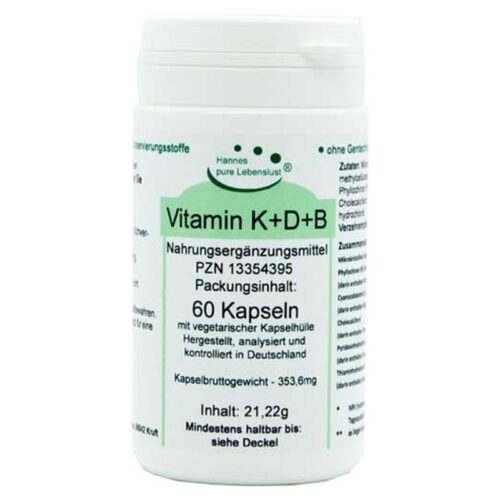 Vitamin K + D + B – Витамин K + D + B, 60 капсули Намаления и отстъпки ЧеренПетък