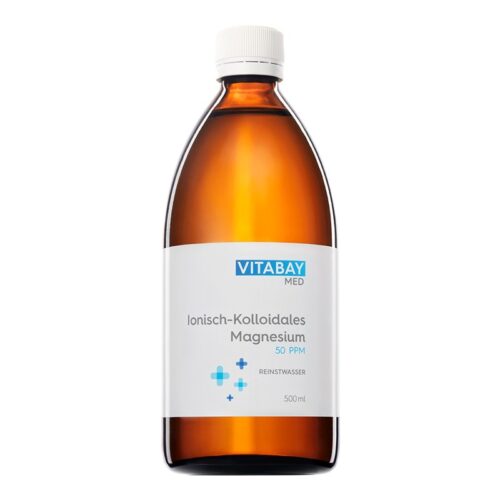 MED Kolloidales Magnesium – Колоиден магнезий 50 PPM – високо концентриран (ниво на чистота 99,99%), 500 ml Намаления и отстъпки ЧеренПетък