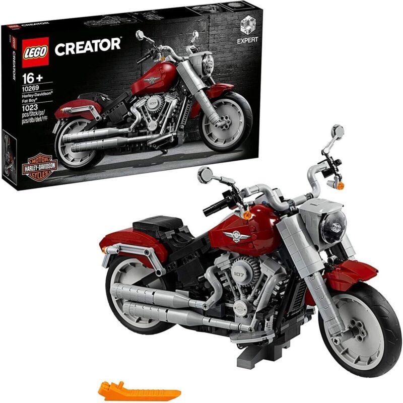 Playset Lego Creator Expert: Harley-Davison Fat Boy 10269 1023 Части 18 x 20 x 33 cm Намаления и отстъпки ЧеренПетък