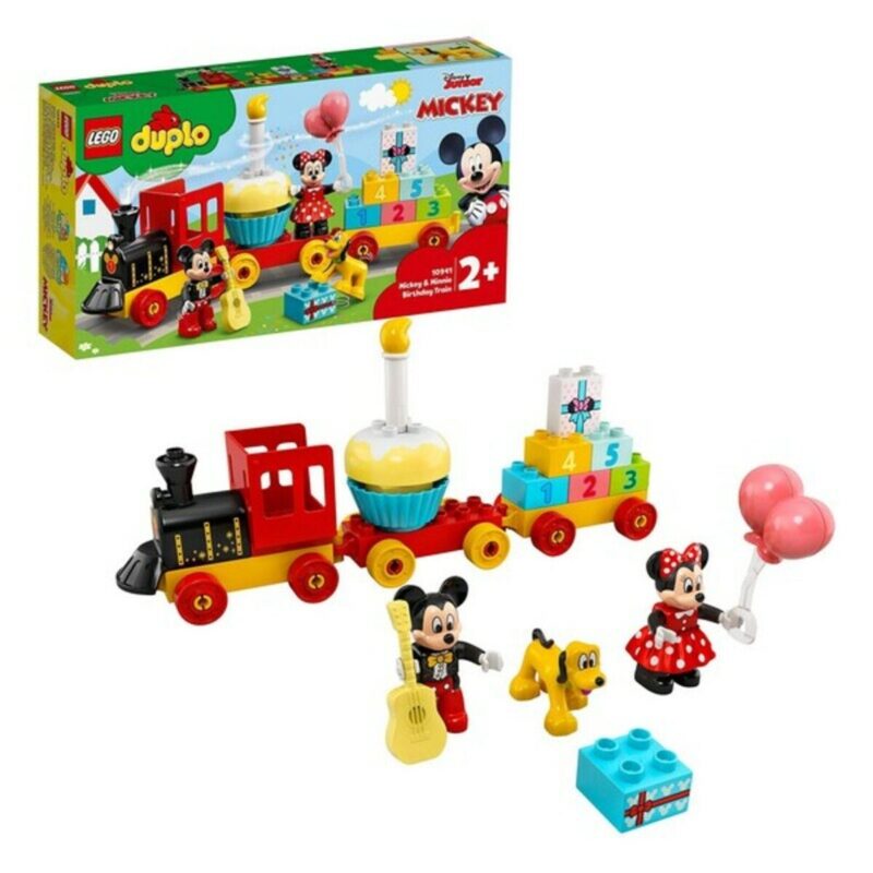 Playset Duplo Mickey and Minnie Birthday Train Lego 10941 Намаления и отстъпки ЧеренПетък