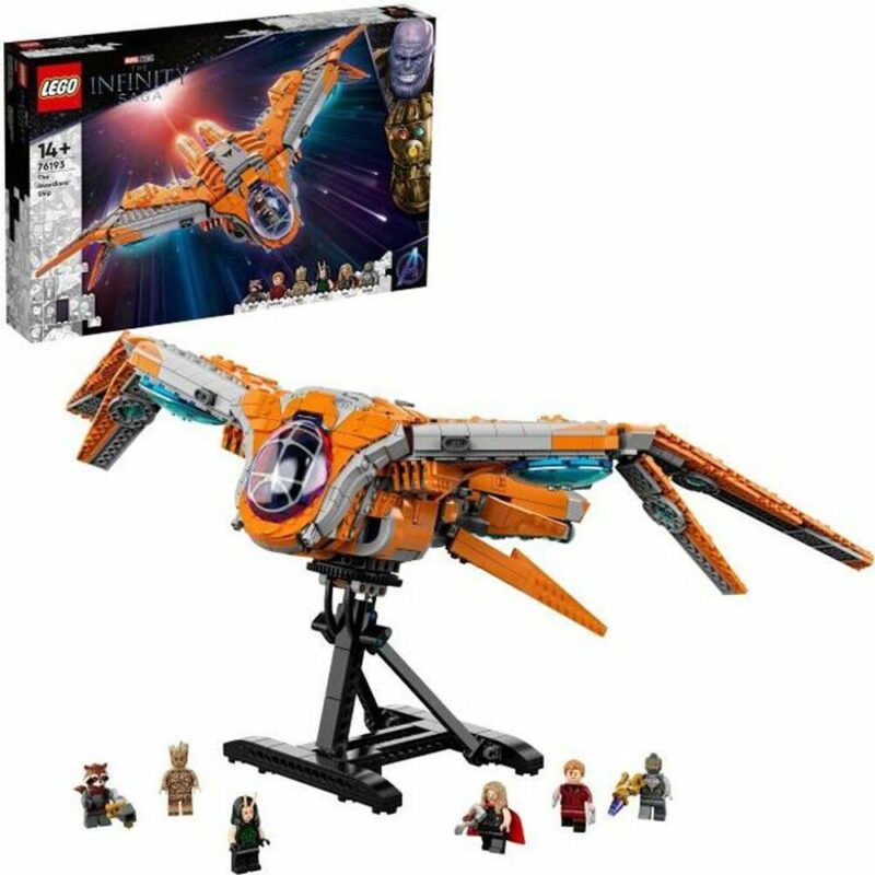 Playset   Lego 76193 Marvel Guardians of the Galaxy Starship with Thor & Star-Lord         1901 Части Намаления и отстъпки ЧеренПетък