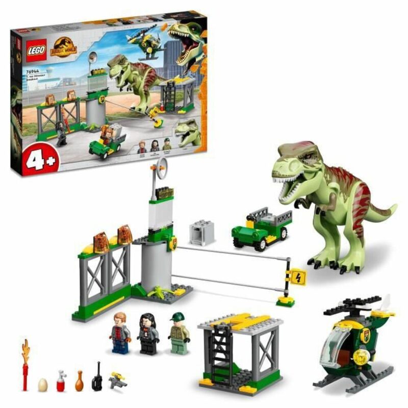 Playset Lego 76944 Jurassic World T-Rex Escape (140 Части) Намаления и отстъпки ЧеренПетък