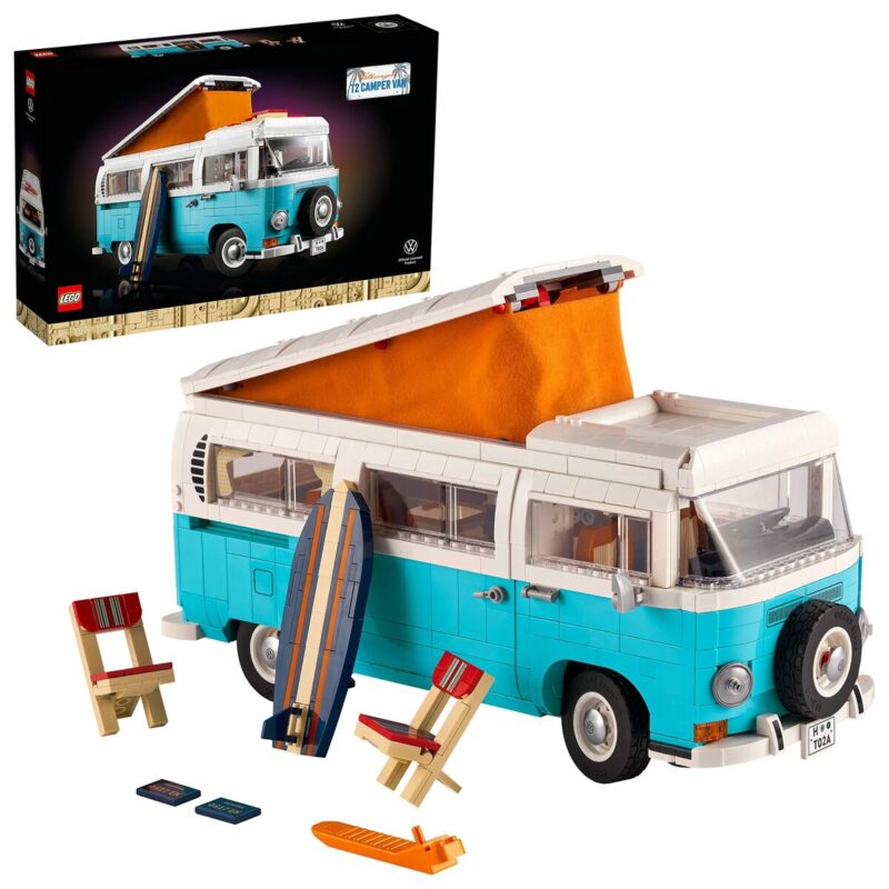 Playset Lego Volkswagen T2 Camper Van 10279 2207 Части 14 x 15 x 35 cm Намаления и отстъпки ЧеренПетък