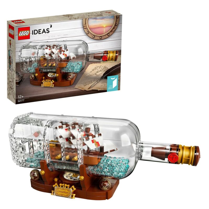 Playset Lego Ideas: Ship in a Bottle 92177 962 Части 31 x 10 x 10 cm Намаления и отстъпки ЧеренПетък