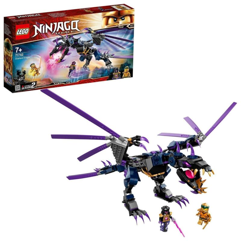 Playset Lego Ninjago Legacy: Overlord Dragon 71742 372 Части 45 x 12 x 46 cm Намаления и отстъпки ЧеренПетък