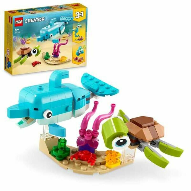 Playset Creator: Dolphin and Turtle Lego 137 Намаления и отстъпки ЧеренПетък